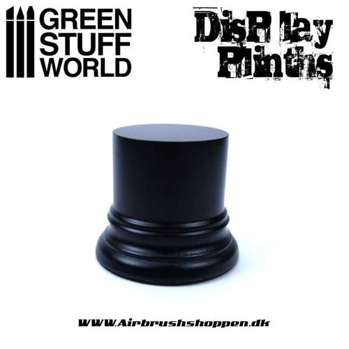 Round Display Plinth 4.5 cm 50mm - Black - GSW